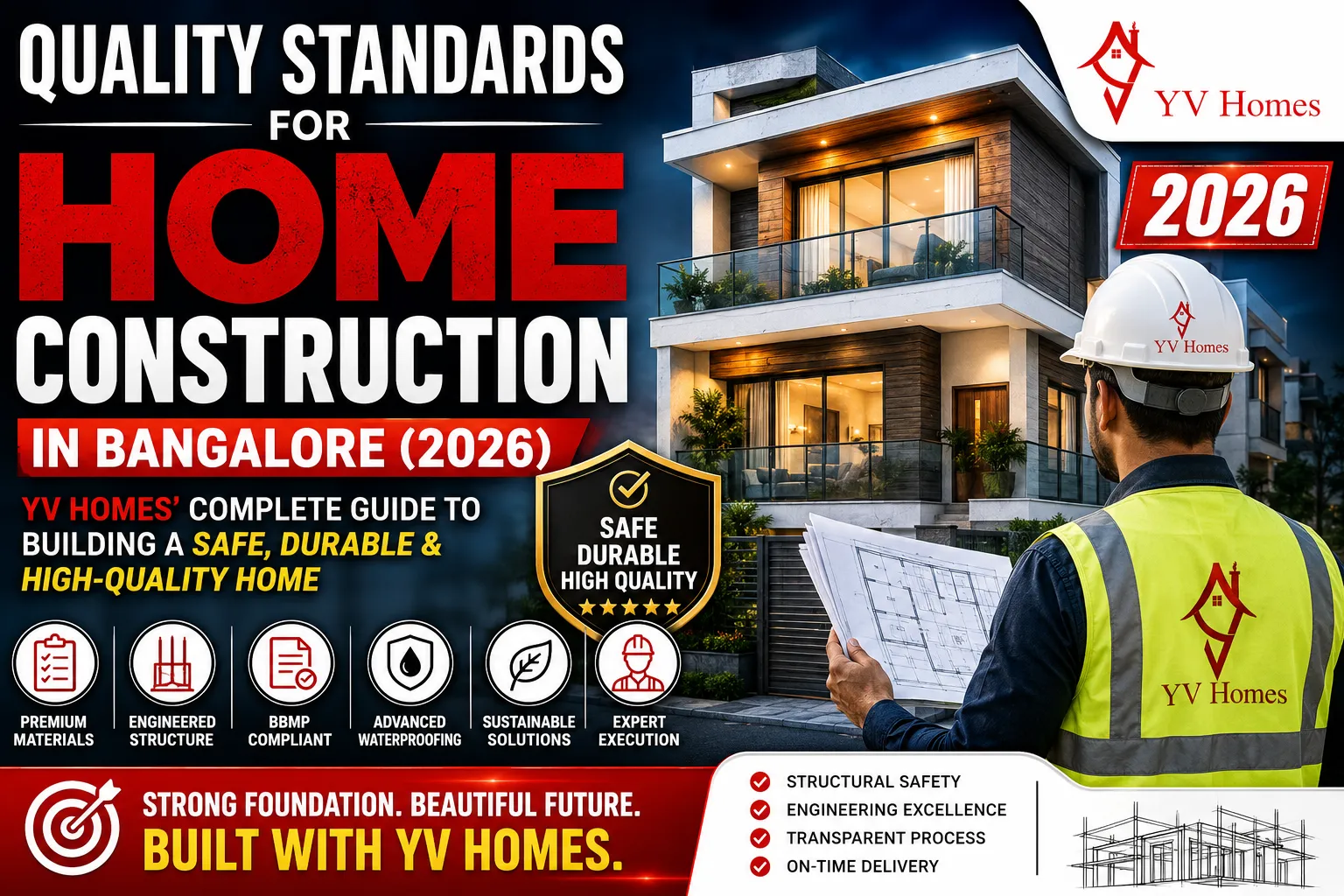 Quality Standards for Home Construction in Bangalore (2026)