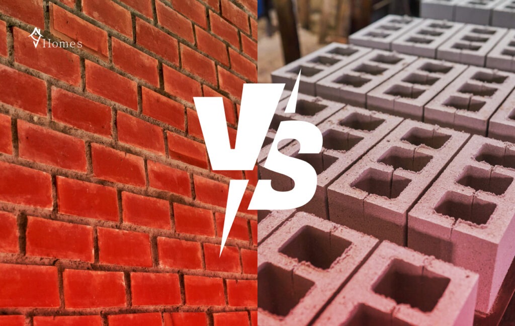 Red Bricks Vs. Concrete Blocks: Which is Better for Your House Construction?