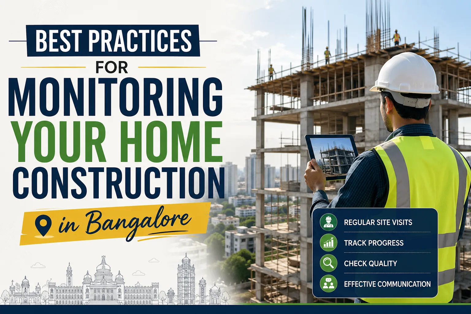 Best Practices for Monitoring Your Home Construction in Bangalore